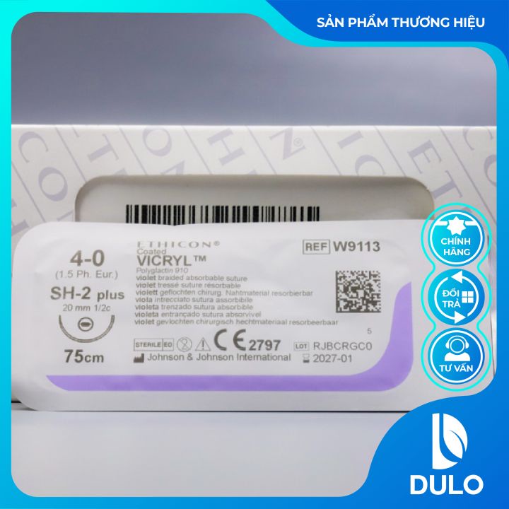Chỉ phẫu thuật Vicryl 4/0