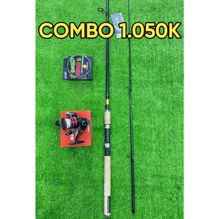 Combo 1.050k - cần daiwa sweetfire + máy shimano sienna 2500hg + dây pe toman
