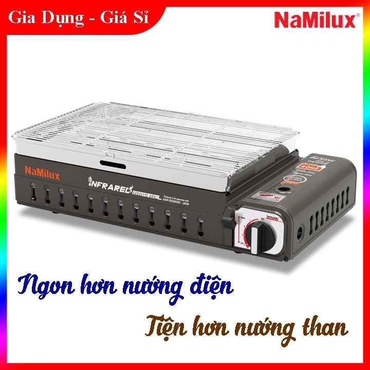 Bếp Nướng Gas Hồng Ngoại Đa năng Namilux GM 2220PS, MẪU MỚI CAO CẤP, Hàng Chính Hãng, Bảo Hành 12 Tháng