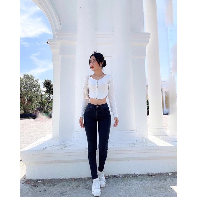 Quần skinny xám Premium