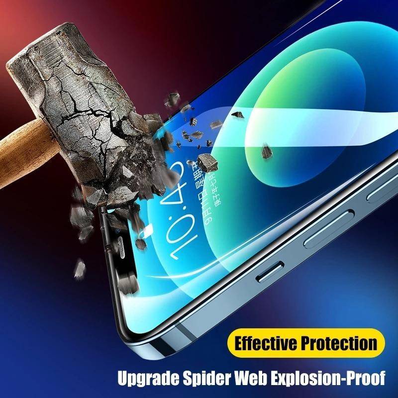 Kính Cường Lực 9D Bảo Vệ Toàn Màn Hình Cho iPhone 14 13 12 11 Pro Max Mini Plus 6 6s 7 8 Plus SE 2020 2022 X Xs XR Max