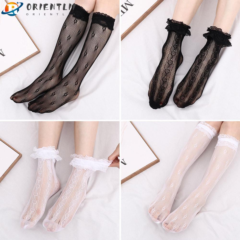 Đôi Vớ DàI PhốI Nơ HọA TiếT Hoa Dễ Thương ThờI Trang Cho Bé GáI