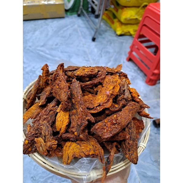 1 ký Khô bò vụn nhỏ giòn rụm cay ngon chuẩn bò