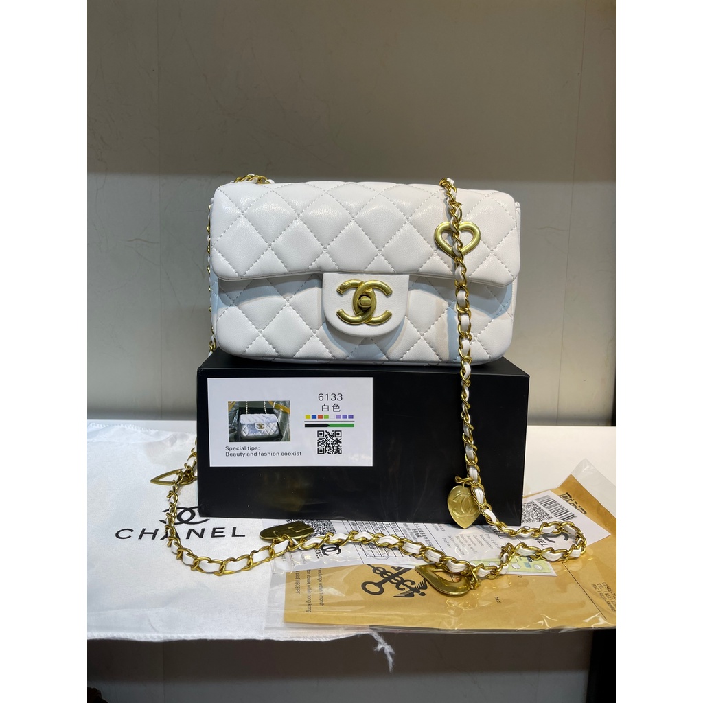 Túi Chaa.neoo dây tim Full Box sz 20cm ảnh thật