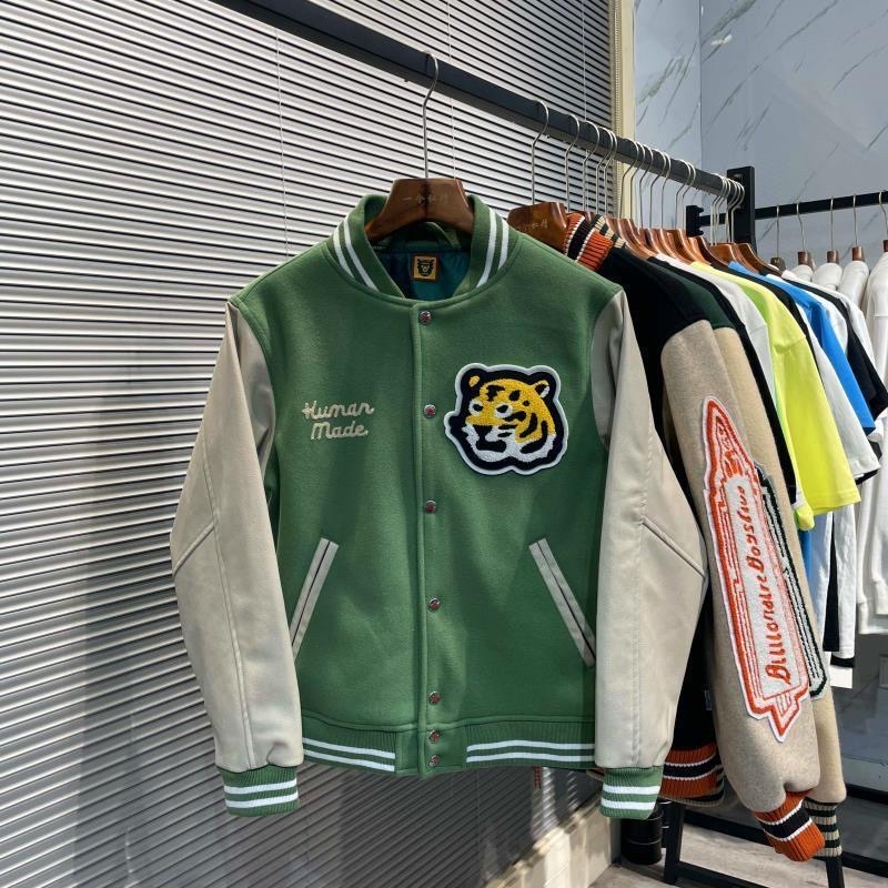 Áo khoác Varsity Human made con hổ