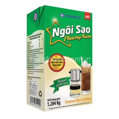 Sữa đặc Vinamilk Ngôi Sao Phương Nam xanh lá - 1284g