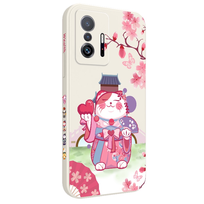Ốp Điện Thoại Họa Tiết Mèo Dễ Thương Cho xiaomi mi 13t 12t 11t 10t pro lite mi 9t pro