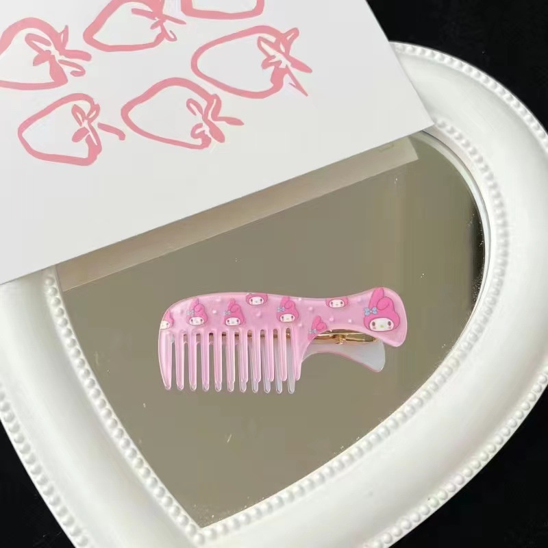 Sanrio Kẹp Tóc Hình Lược Nhỏ Xinh Xắn Cho Bé Gái