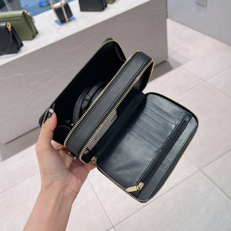 Túi hộp CNk Quilted Long Wallet