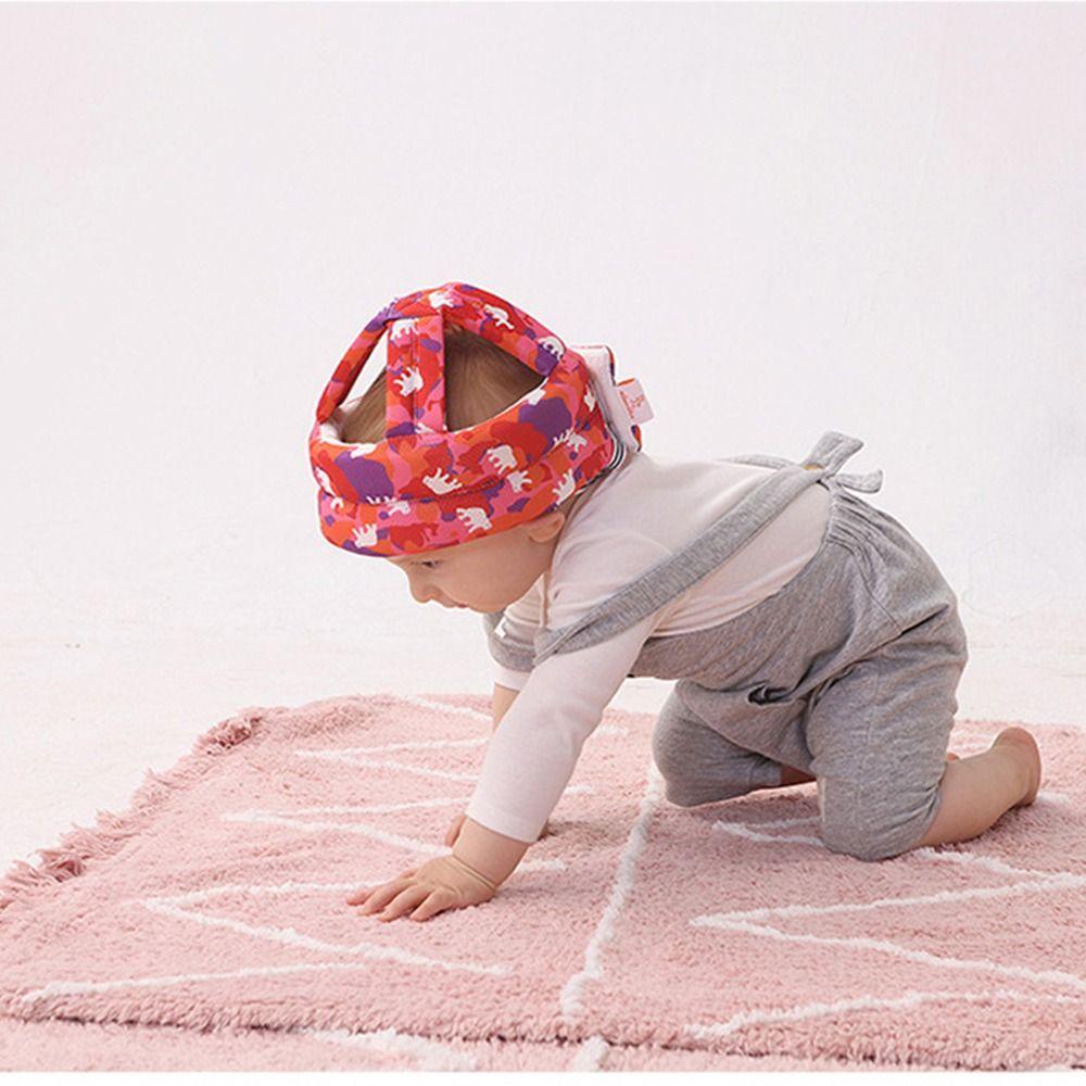 Mũ Bảo Hiểm Thoáng Khí In Hình Gấu Hoạt Hình Dễ Thương Cho Bé Tập Đi