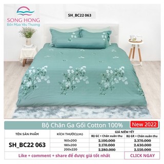 Bộ ga chun gối trần Sông Hồng chính hãng