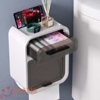 Hộp đựng giấy vệ sinh dán tường cao cấp 2 tầng
