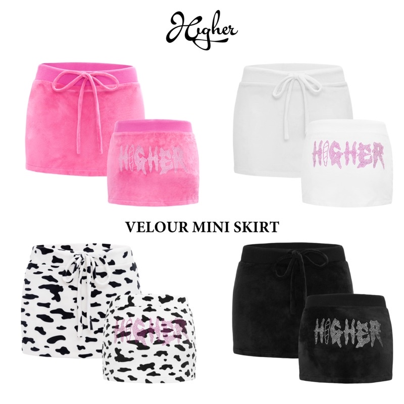 Chân Váy Nhung Ngắn Higher Mini Skirts
