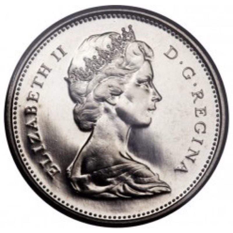 xu 25 cents sưu tầm của Canada 1965 - 1989