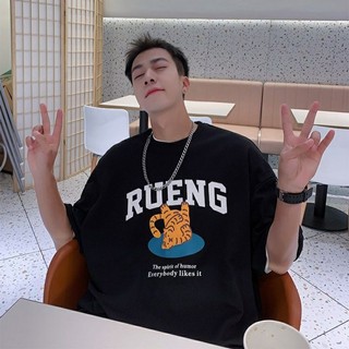 Áo thun tay lỡ unisex RUENG