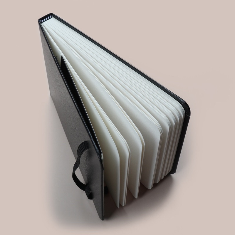 Sổ ngang Seami Art vẽ màu nước 300gsm - A5 A6 Bìa da xinh xắn