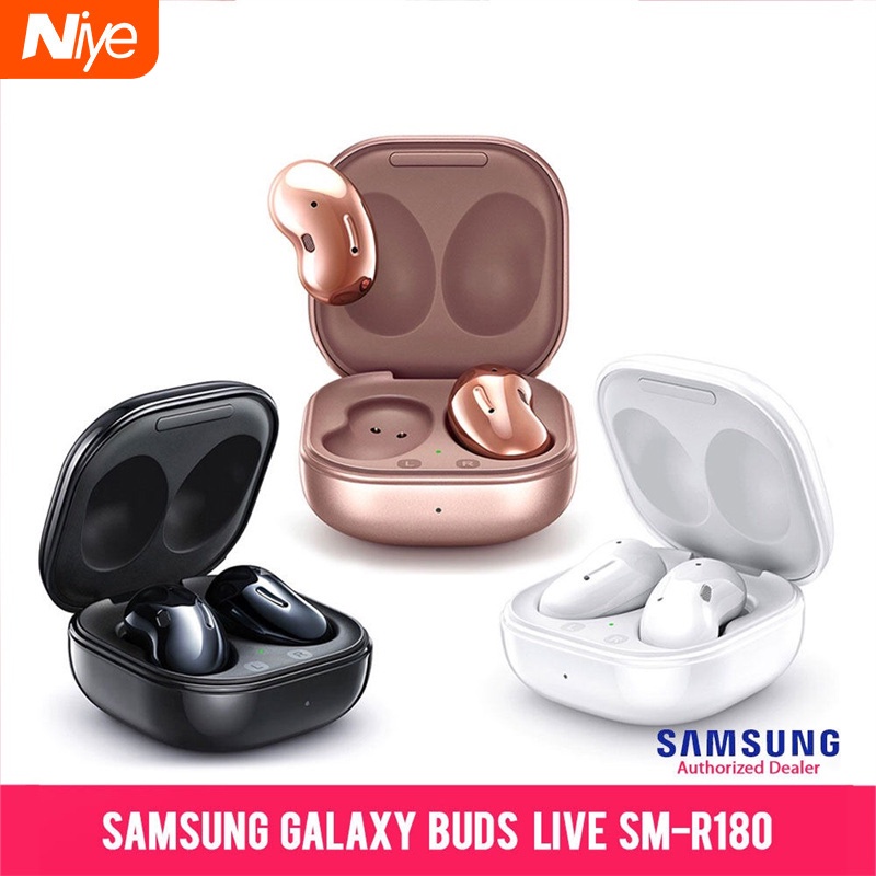 AKG Tai nghe không dây Niye Samsung Galaxy Buds Live R180 Tỷ Lệ 1: 1 Có Mic Kèm Hộp Sạc Chất Lượng Cao Cho Samsung IPhone