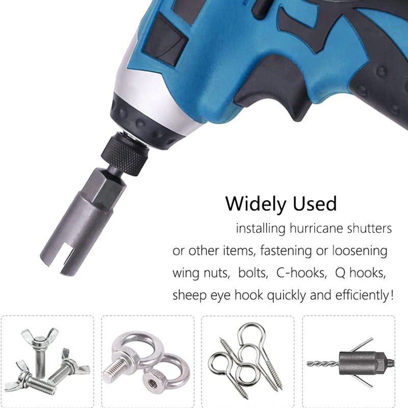 Bộ 5 Dụng Cụ Sửa Chữa Đai Ốc Vít Bằng Thép 1 / 4 Inch