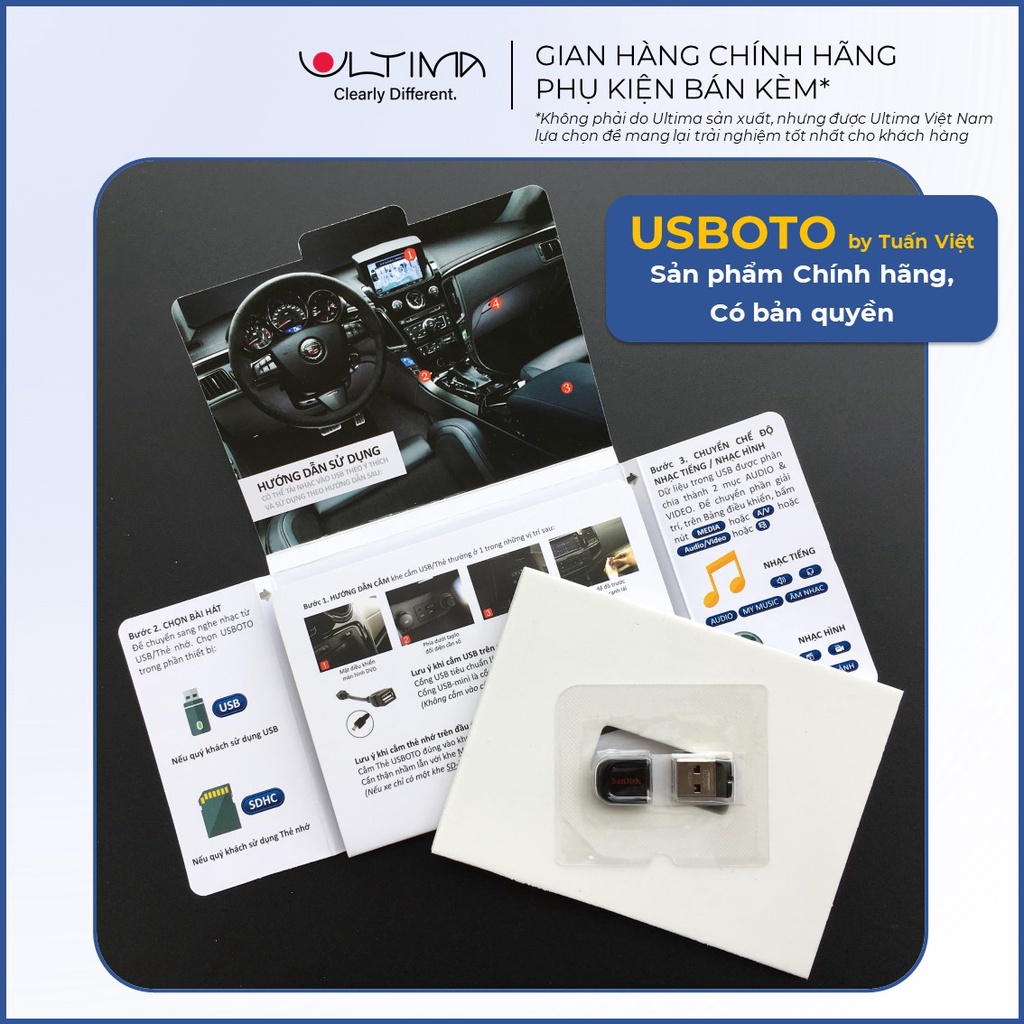 USB Ô TÔ nghe nhạc trên xe 🚗 Nhac.Tiếng siêu nhỏ gọn 16G 32G 1000 🎵 - 2000🎵 [Deal sốc: Kèm chai Ultima chỉ 59k]