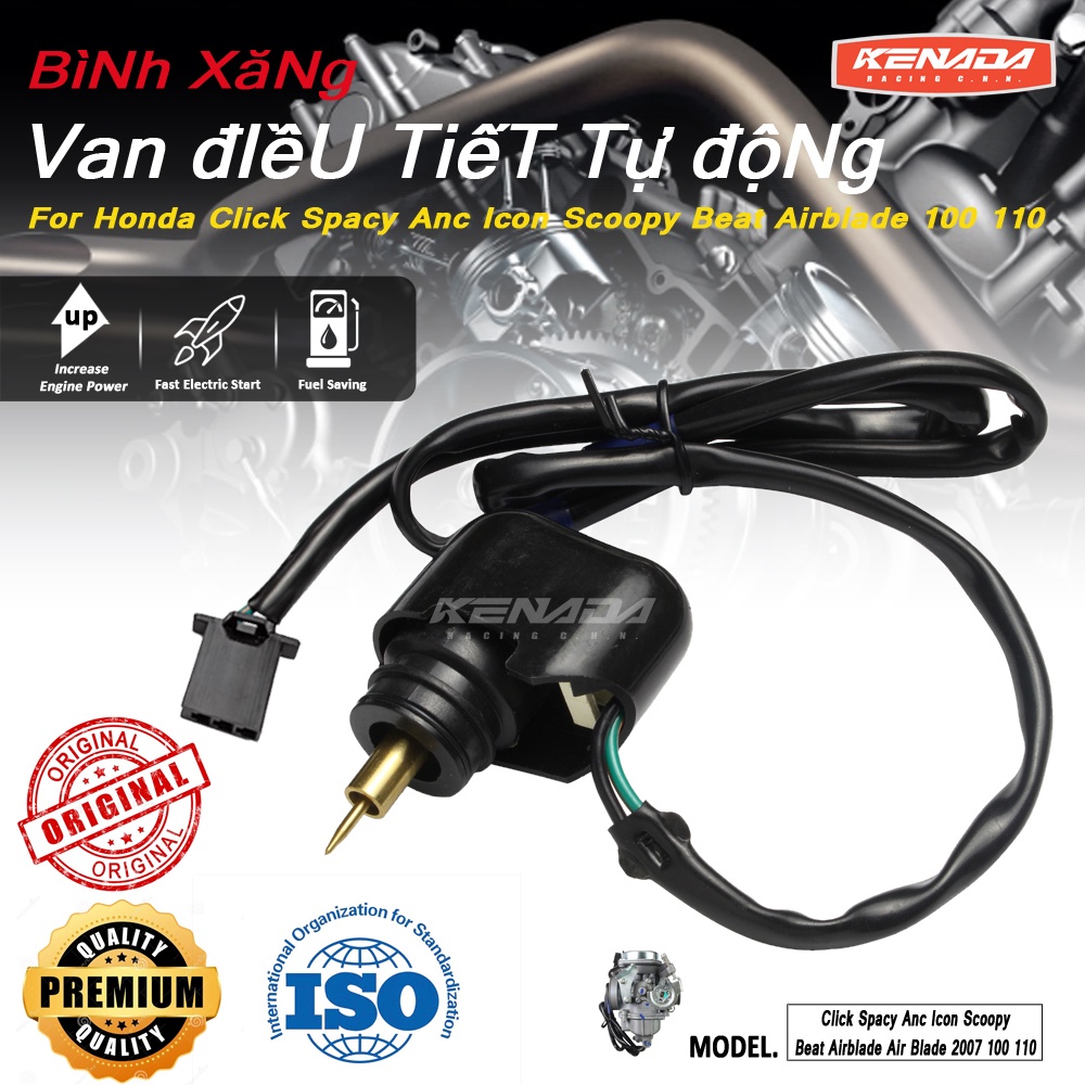 Bình xăng con thay thế Airblade 110 ICON VARIO BEAT SCOOPY Click SPACY KVB VARIO 110 125 150 click125 Click 110 Cục E Điện Bình Xăng tích hợp cuộn cảm điện，van điều tiết tự động
