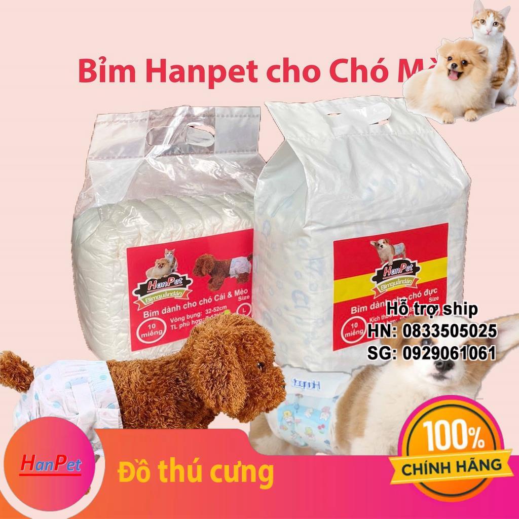 LN HP- Combo 10 miếng bỉm quần dạng dán chó mèo cao cấp (kiểu bỉm quần