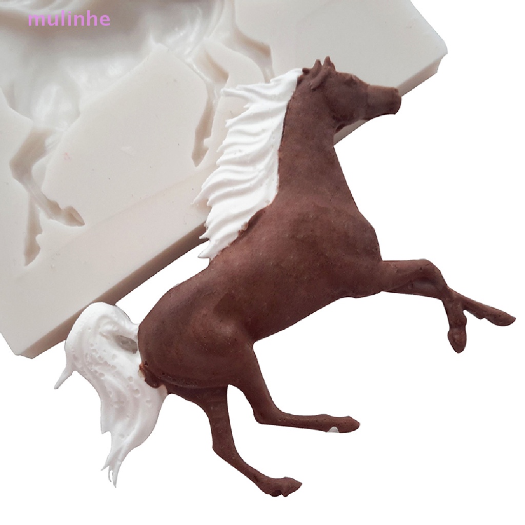 Khuôn Silicon Làm Bánh / Kẹo / Xà Phòng Hình Ngựa Một Sừng Dễ Thương