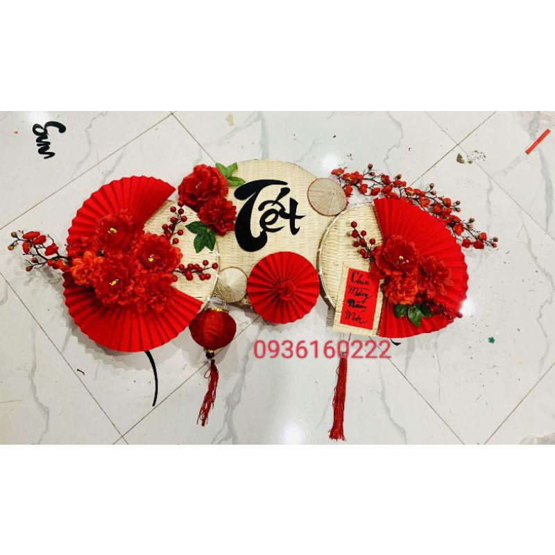 Sét khánh tết trang trí nhà cửa, phòng khách, quán ăn