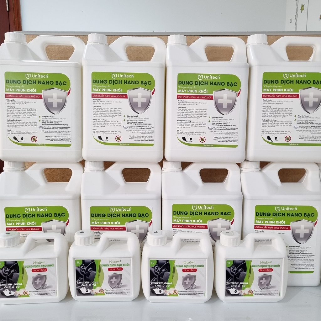 Máy tạo khói nano bạc 1500W | Khử khuẩn nhà cửa, Karaoke, nhà hàng, khử mùi ô tô