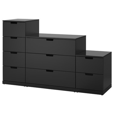 BANALDO, Tủ đựng đồ 9 ngăn kéo DRA_085, 160x47x98cm, tủ gỗ Scandi Home