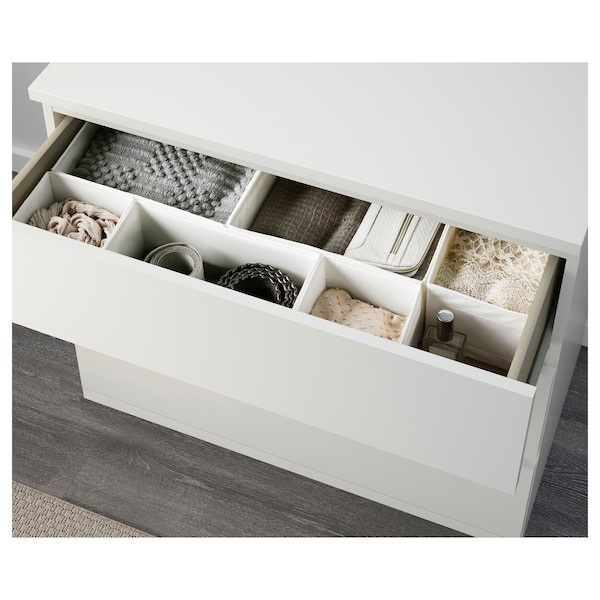 MOLTENI, Tủ đựng đồ 3 ngăn kéo DRA_015, 80x48x78cm, tủ gỗ Scandi Home