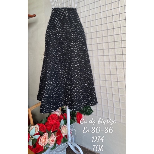Chân váy dạ bigsize kiểu