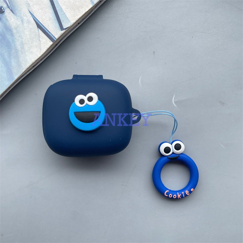 JBL Live Pro 2 / Free 2 / T280 TWS X2 / Wave Flex Earphone Silicone Case Cute Lovely with Ring Earbuds Waterproof Shockproof Soft Protective Headphone Cover Headset Skin