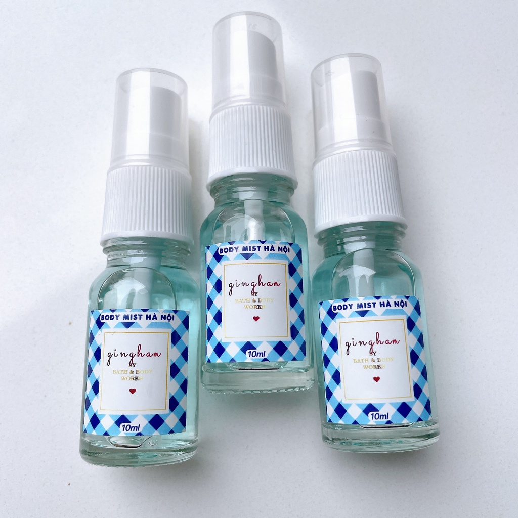 Xịt thơm toàn thân, xịt BodyMist Bath & Body Woks Gingham 10ml - 30ml chính hãng | Body mist Hà Nội | BigBuy360 - bigbuy360.vn