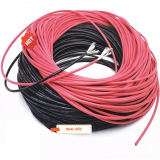 Cuộn 5m dây 18 awg silicon dẻo, chống cháy ul3239 chịu nhiệt 200độ.