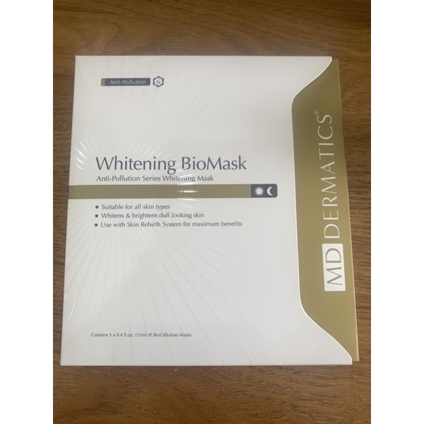 Mặt nạ siêu cấp ẩm Whitening BioMask Md Dermatics