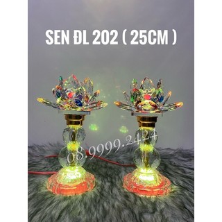 ĐÈN THỜ PHA LÊ CAO CẤP 202  (25cm) 1 CẶP