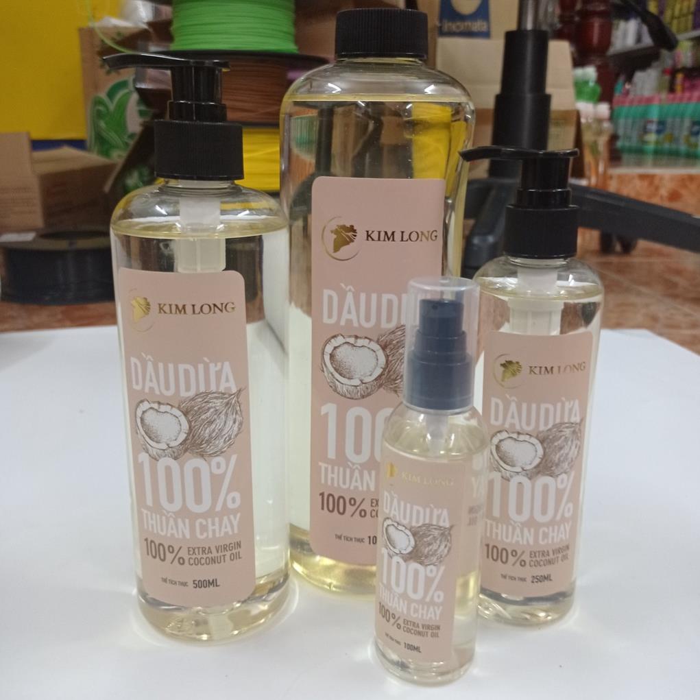 Dầu dừa nguyên chất thuần chay - massage body - trườn - tinh tuý - tốt cho da