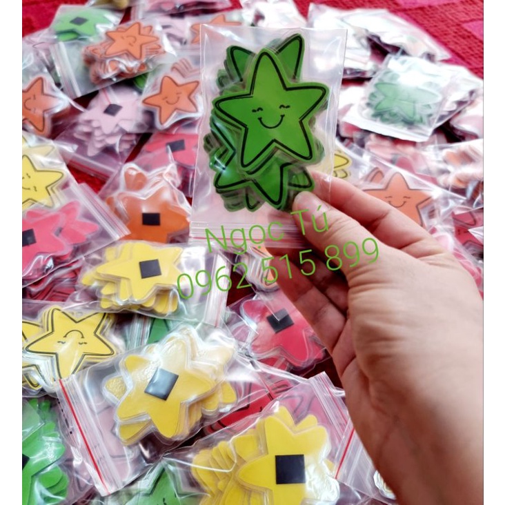 Sét 20 Sao thi đua, Sao khen thưởng, Sao minh họa đồ dùng trực quan 5cm