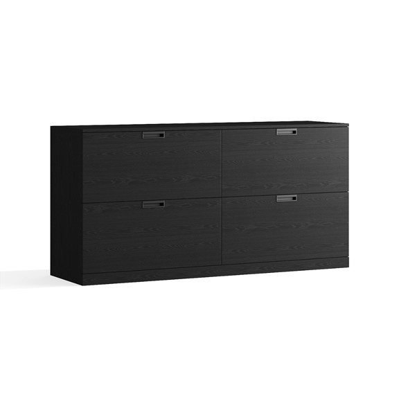 GALA, Tủ lưu trữ đồ dùng 4 ngăn kéo DRA_177, 160x45x80cm, tủ gỗ Scandi Home