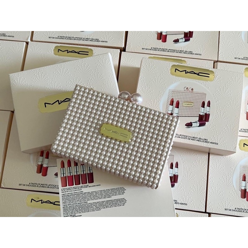 Set 5 cây son mac Set bản Giáng Sinh