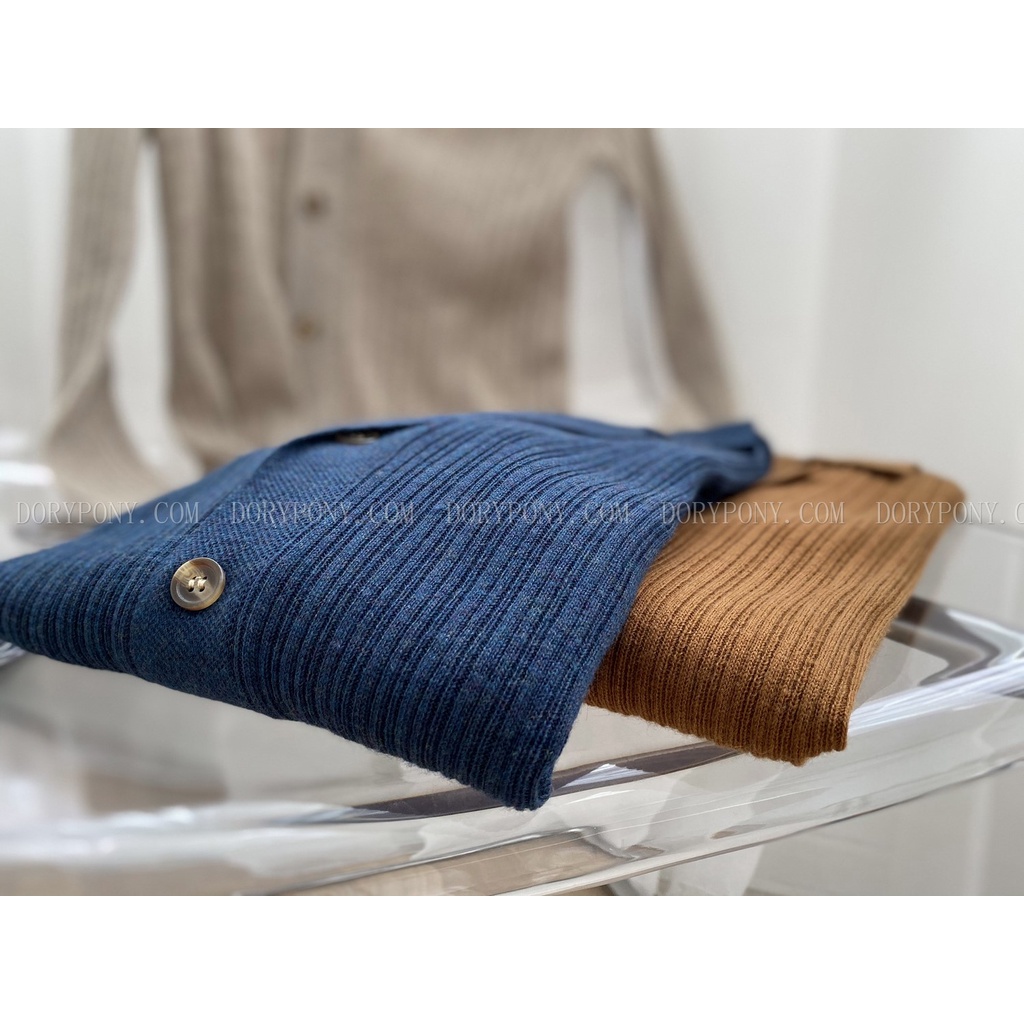 Best Seller - Áo Sơ Mi Len Sợi Chỉ Dài Tay Giảm Béo Tôn Dáng DORY&PONY Cardigan - A140