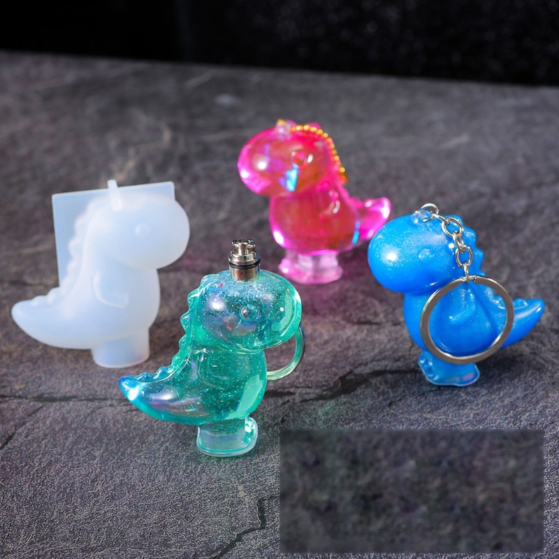 Khuôn Silicone Làm Mặt Dây Chuyền Thủ Công Hình Khủng Long Phi Hành Gia