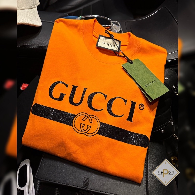 Áo phông chữ nhũ bling bling hàng QCL1