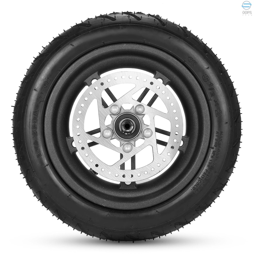 Bộ Bánh Xe Và Phanh Đĩa 8.5 inches Bơm Hơi Thay Thế Chuyên Dụng Cho Xe Điện Xiaomi M365