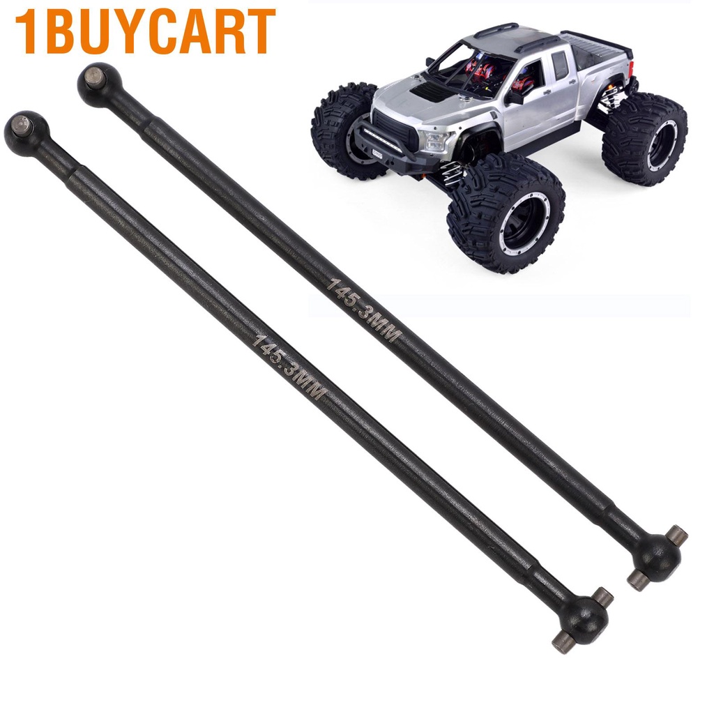 1buycart 2Pcs Rear Drive Shaft RC Metal CVD for ZD Racing MX‑07 4WD 1/7 Car