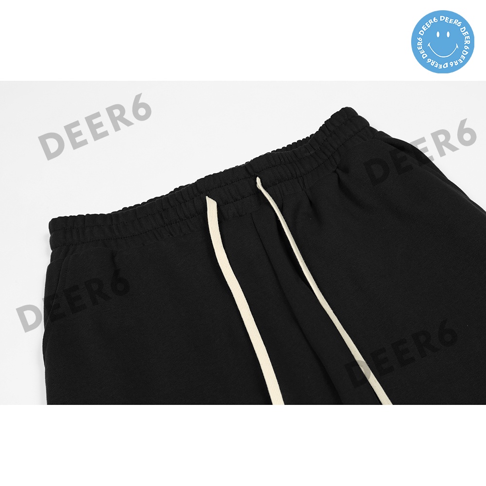 Quần jogger nam nữ basic trơn form rộng chất nỉ chân cua dày dặn