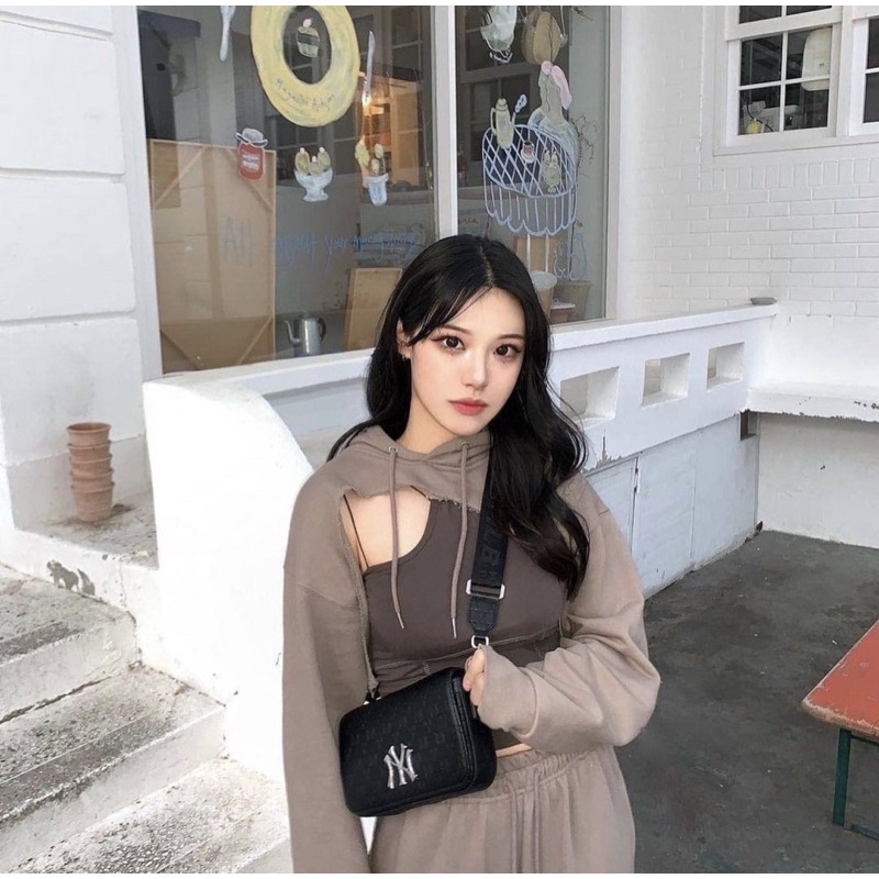 Túi Da Monogram MLB Chính Hãng