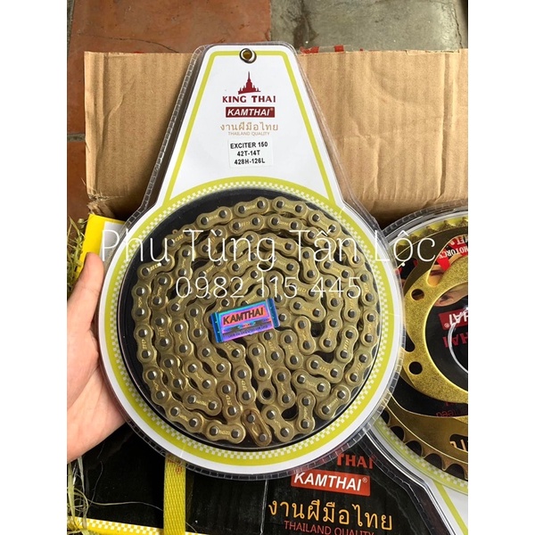 Nhông Xích - Nhông Sên Dĩa King Thai  Exciter 150, 135, Winner, Dream, Rs , Sirus