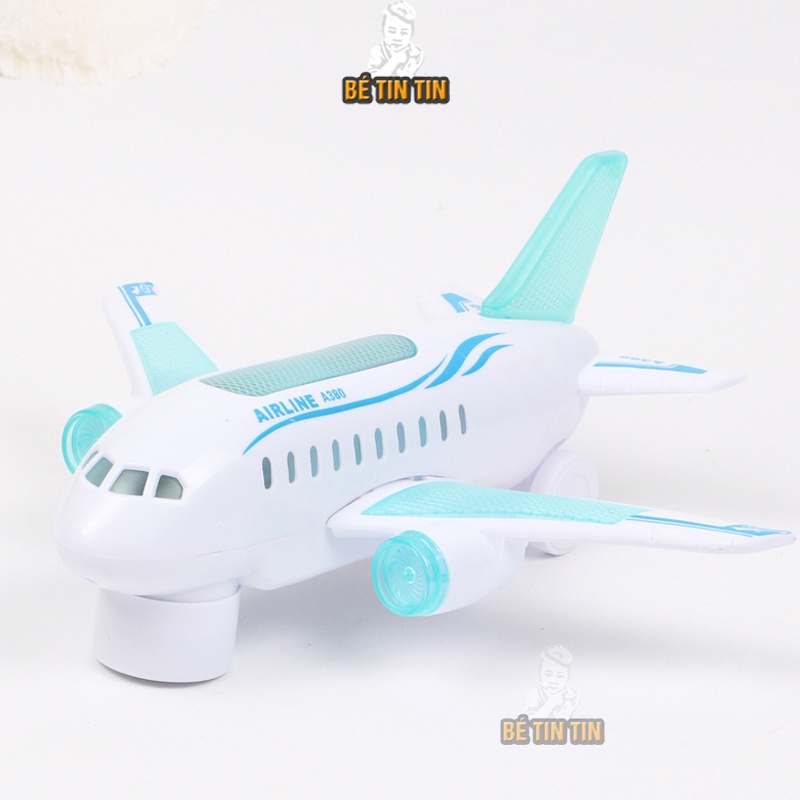 Combo Máy bay điều khiển chạy mặt đất có đèn và Đồ chơi xịt nước mini