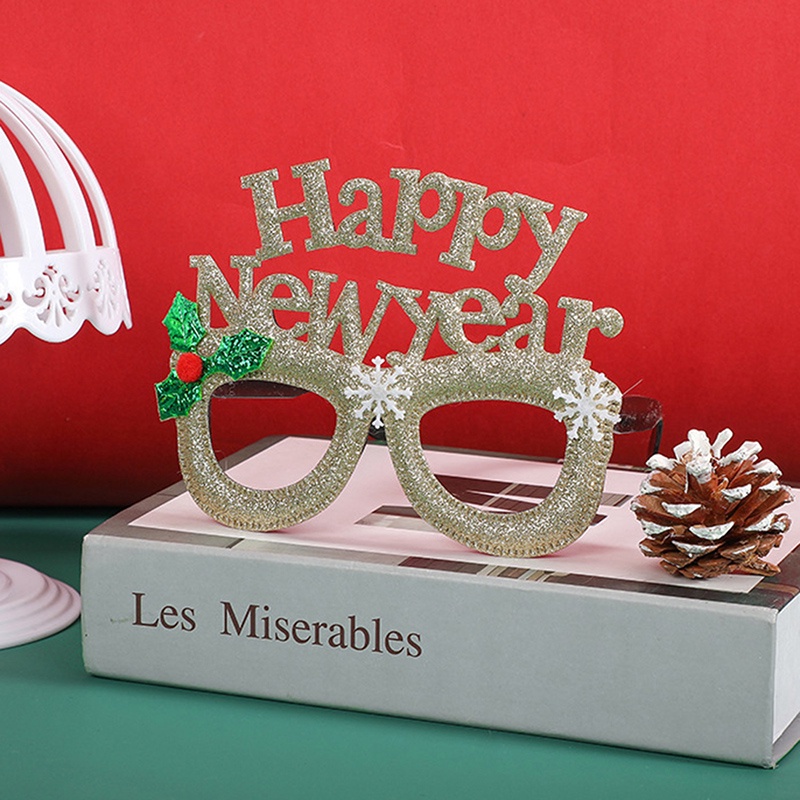 Kẹp Tóc Hình Mắt Kính Mừng Năm Mới 2022 Vui Nhộn Cho Bé